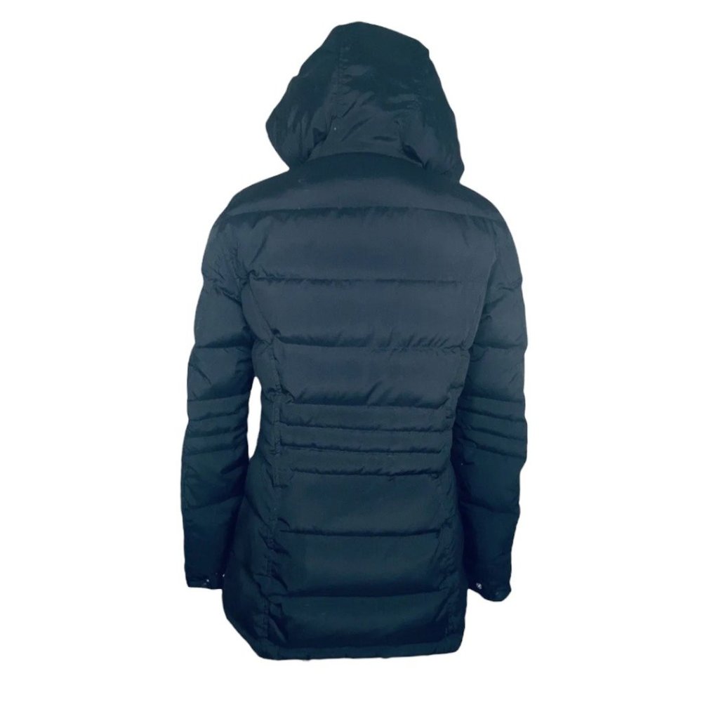 Tommy Hilfiger Pamela Puffer Down Jacket With Removable Faux Fur Collar Black S - Picture 6 of 12